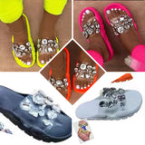 Bedazzled Neon Sandal